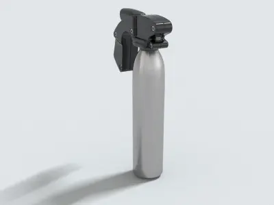 laos Game Tear Gas Low-poly 3D model