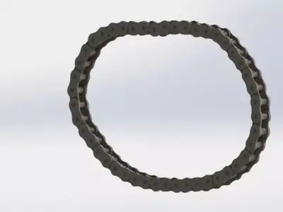 23 Link Chain Free 3D model