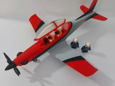 PC 21 Pilatus for LEGO 3D print model
