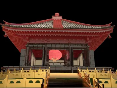 Chinese pavilion   3D model