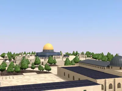 Al-Aqsa Mosque 3D model