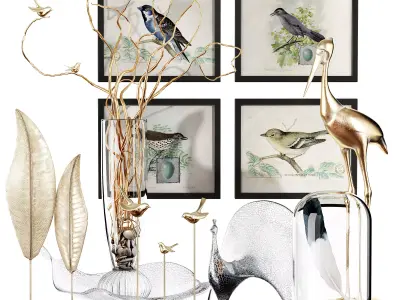 Decor set 45 3D model