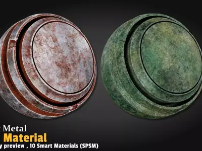 Rust Metal Smart Material Substance 3d Painter Texture