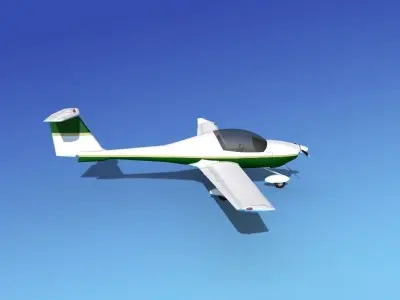 Daimond DA-20 Katana V09 3D model