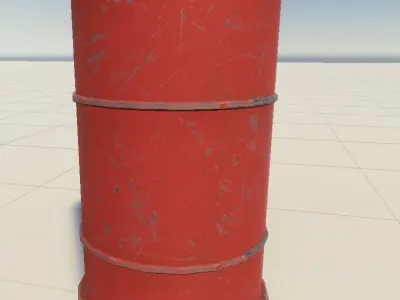 HQ Barrels Low-poly 3D model