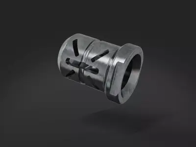 muzzle brake mini double 3D model