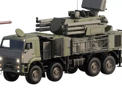 Pantsir 96K6-S1 3D model