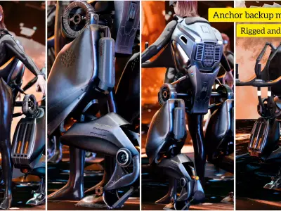 anchor backup machine 3D model