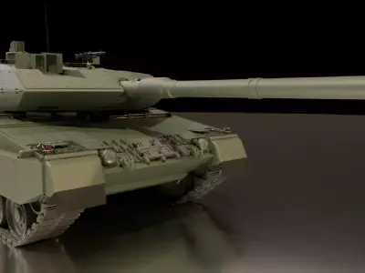 Leopard 2A7 3D model