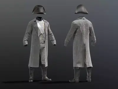 SOLDIER French NAPOLEON 3D model