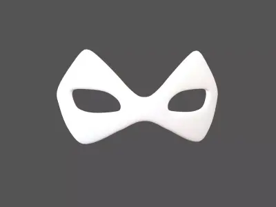 Eye Mask v1 002 Low-poly 3D model