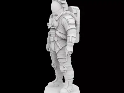 Astronaut Explorer Figurine 3D Print Model 3D print model