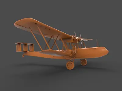 Handley Page HP42 3D print model