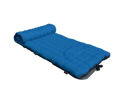 Realistic Inflatable Camping Mattress Low-poly 3D model