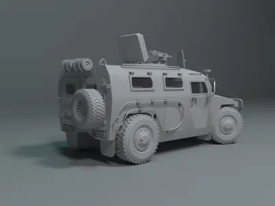 Gaz Tiger 3D model