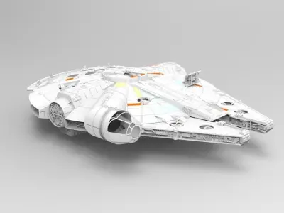 Millennium Falcon 3D model