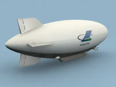 CargoLifter Airship 3D model