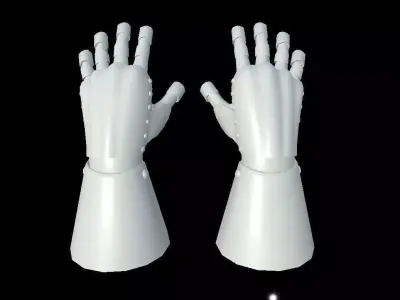 HIE Clean Hand Armor D180427 3D model