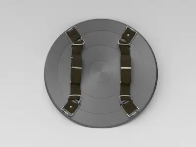Captain America Shield 3D model 4