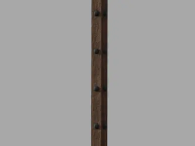 Medieval Warhammer 01 Low-poly 3D model