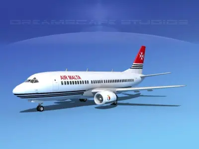 Boeing 737-300 Air Malta 3D model