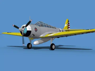 Douglas TBD-1 Devestator V06 3D model