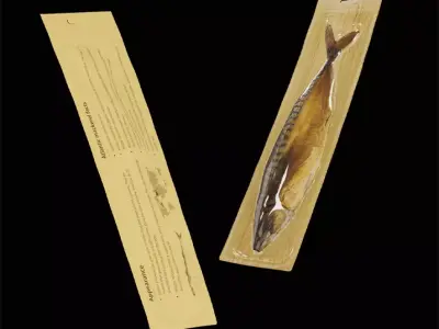 Mackerel Smoked 3D model