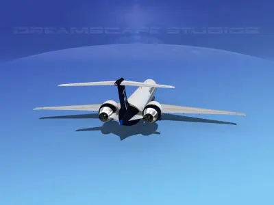 McDonnell Douglas MD83 Air Charter Intl 3D model