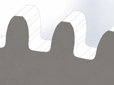 Complete Collection of Spur gears 3D model