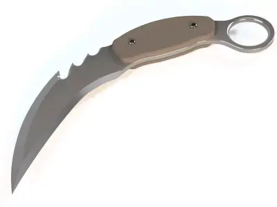 WARRIOR KNIFE Low-poly 3D model