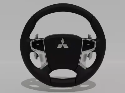 Pajero steering wheel Free 3D model