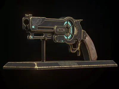Decorative Sci fi Pistol 3D model