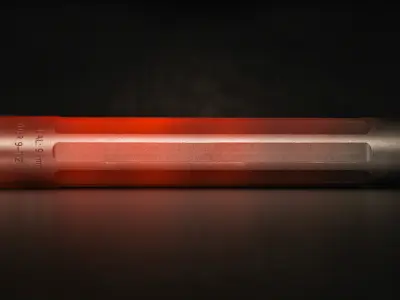 Surefire Ryder 9-Ti2 Handgun Suppressor Low-poly 3D model