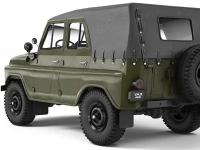 UAZ 469 1970 3D model