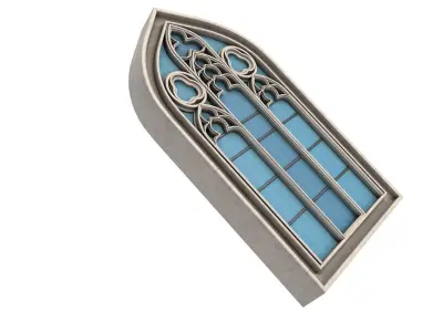 Gothic Window 3D model