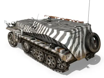 SDKFZ 253 - Beob Pz Wg  3D model