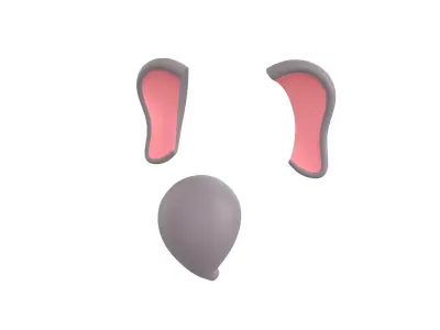 Elephant Face 3D model