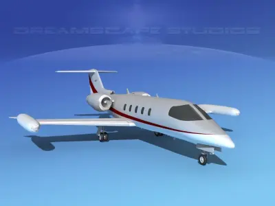 Gates Learjet 35 V11 3D model