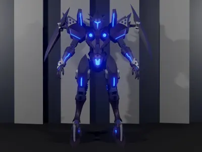 cyberpunk X 3D model