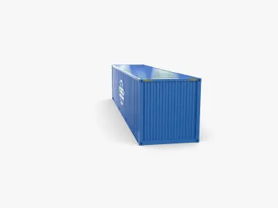 40ft Shipping Container Containerships v1 3D model