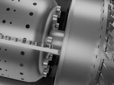 axial-jet-engine 3D print model