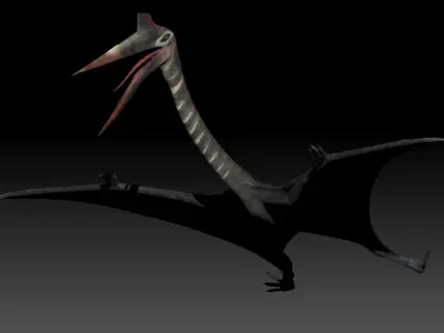 Dinosaur Quetzalcoatlus Giant Pterosaurs Sculpt Project 3D model
