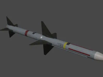 NATO Aircraft Missile Set 3D model