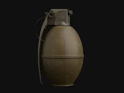Israel M26 Grenade - Used 3D model