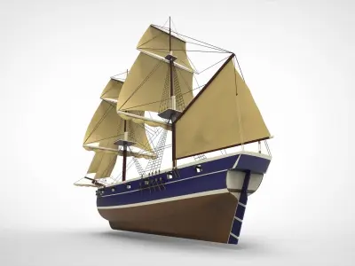 Historical Ships 3D model