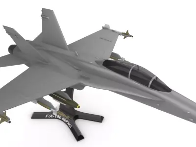  FA-18D Hornet 3D print model