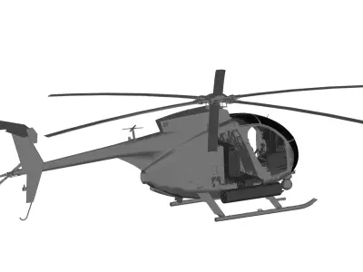 MD Helicopters MH-6 Little Bird 3D model
