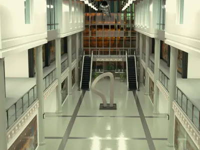 interior mall 3D model