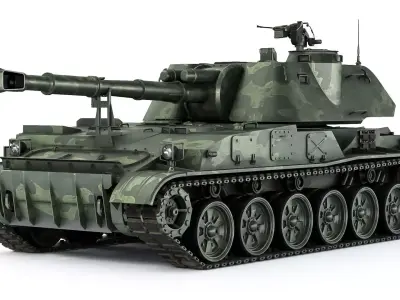 SPH 2S3 Akatsia 1980 3D model