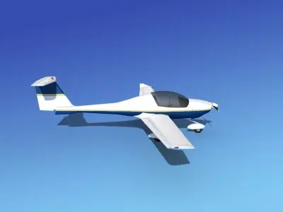 Daimond DA-20 Katana V07 3D model